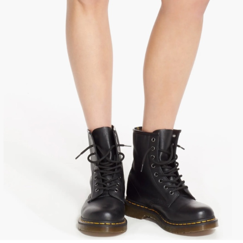 Dr. Martens Black Smooth Leather Boot - Women's size 7